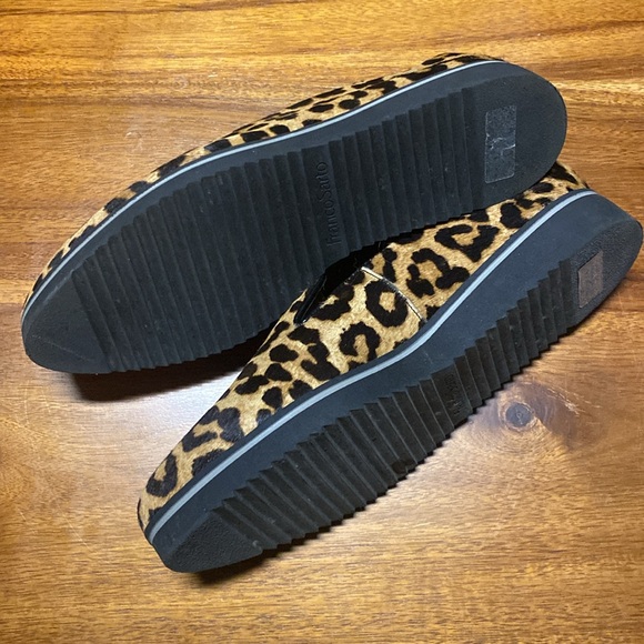 Franco Sarto leopard pony hair loafers - Picture 3 of 3